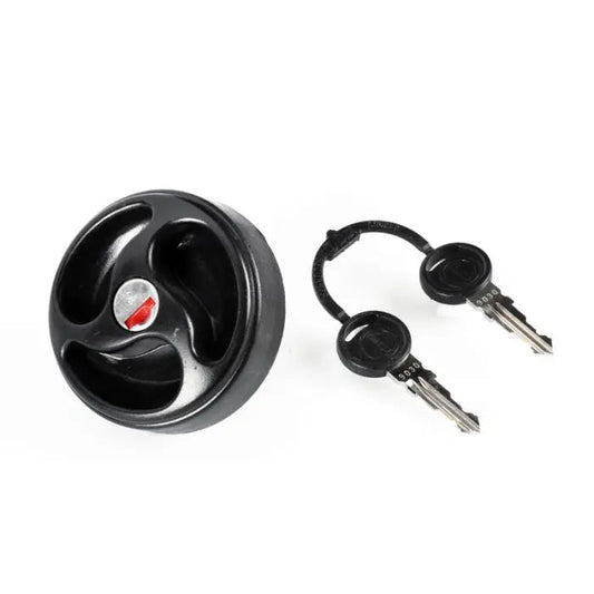 Lockable Water Filler - Cap And Key - Black