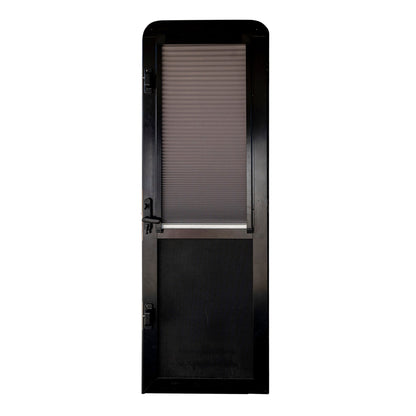 DC Caravan Door with Pleated Blind - Left Hand Hinge
