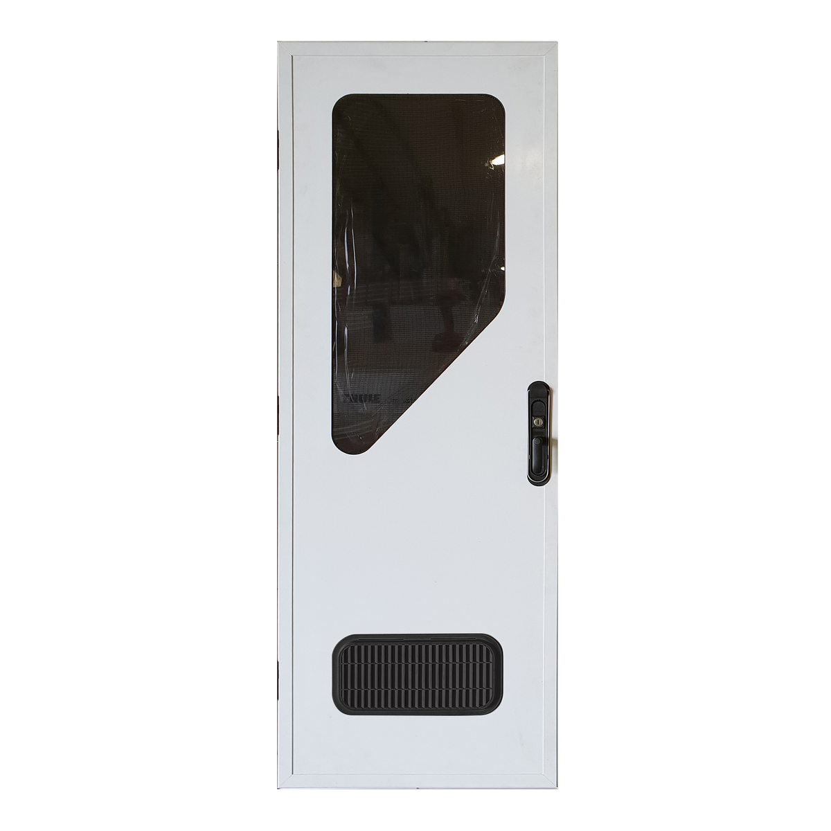DC Caravan Door with Pleated Blind - Left Hand Hinge