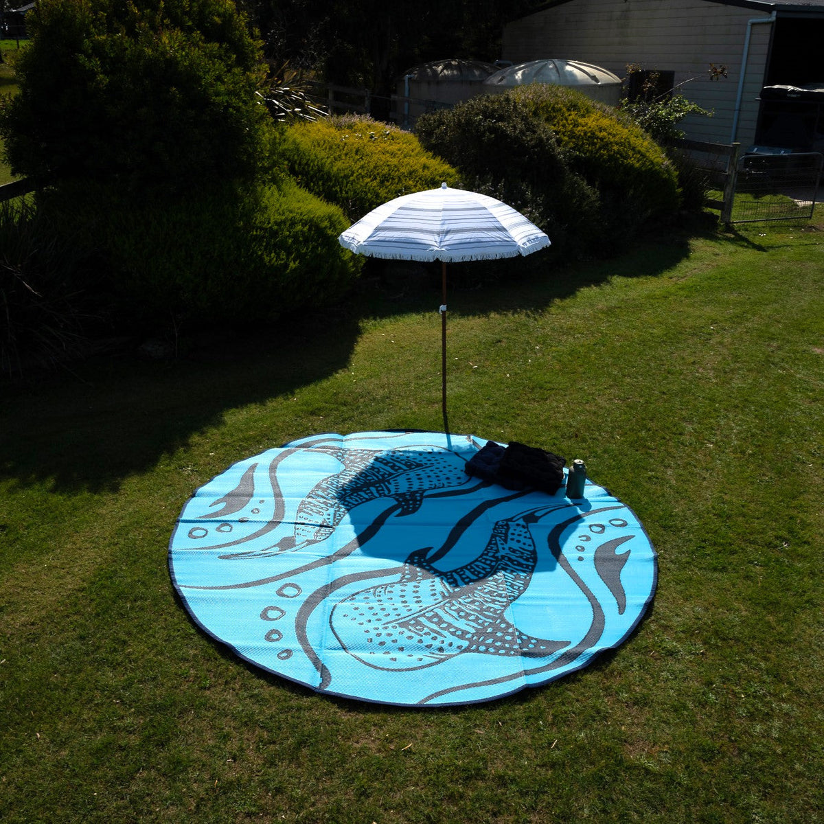 Outdoor Mat - Whale Shark Round 3m x 3m