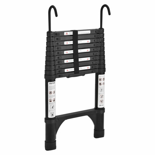 Portable Telescopic Ladders {With/Without Hooks} + Carry Bag