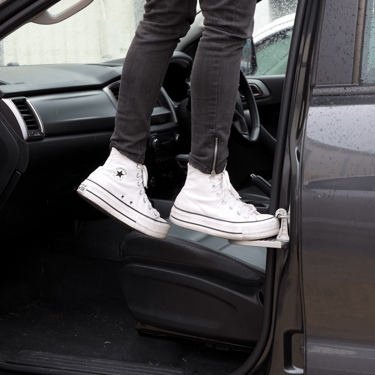 Car Door Folding Steps Set