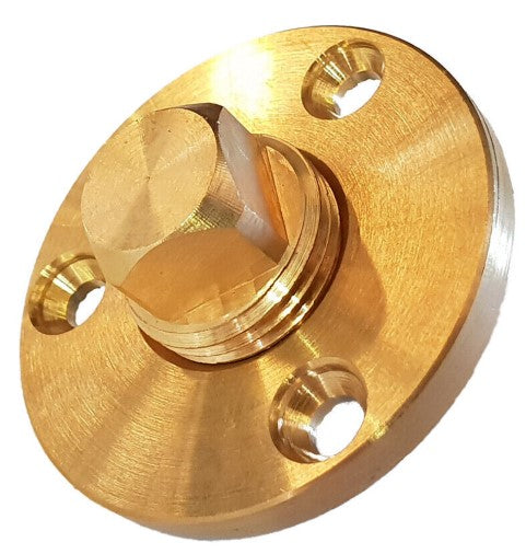 Waterline Drain Plug brass 1/2" NPT Garboard