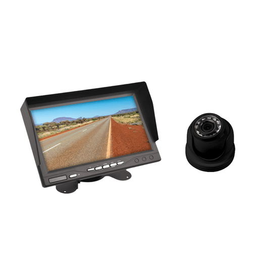 Rear View Round Camera Kit - Black