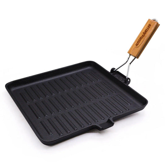 Cast Iron Square Frypan - 28cm