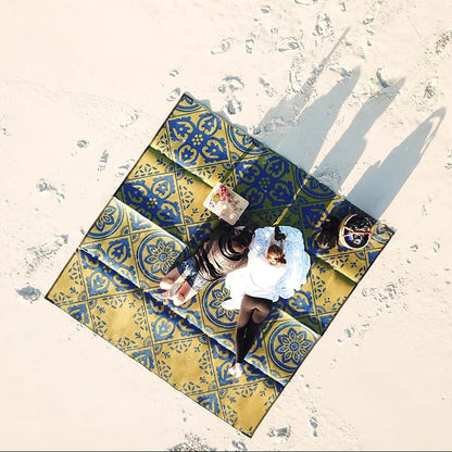 Casablanca Mat 3m x 3m - Blue/Gold