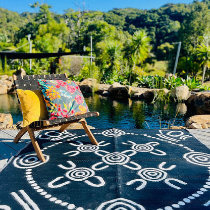 Gatherings Mat 1.8m x 1.8m - Black/White