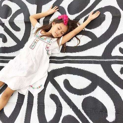 Korero Mat 2.7m - Black/White