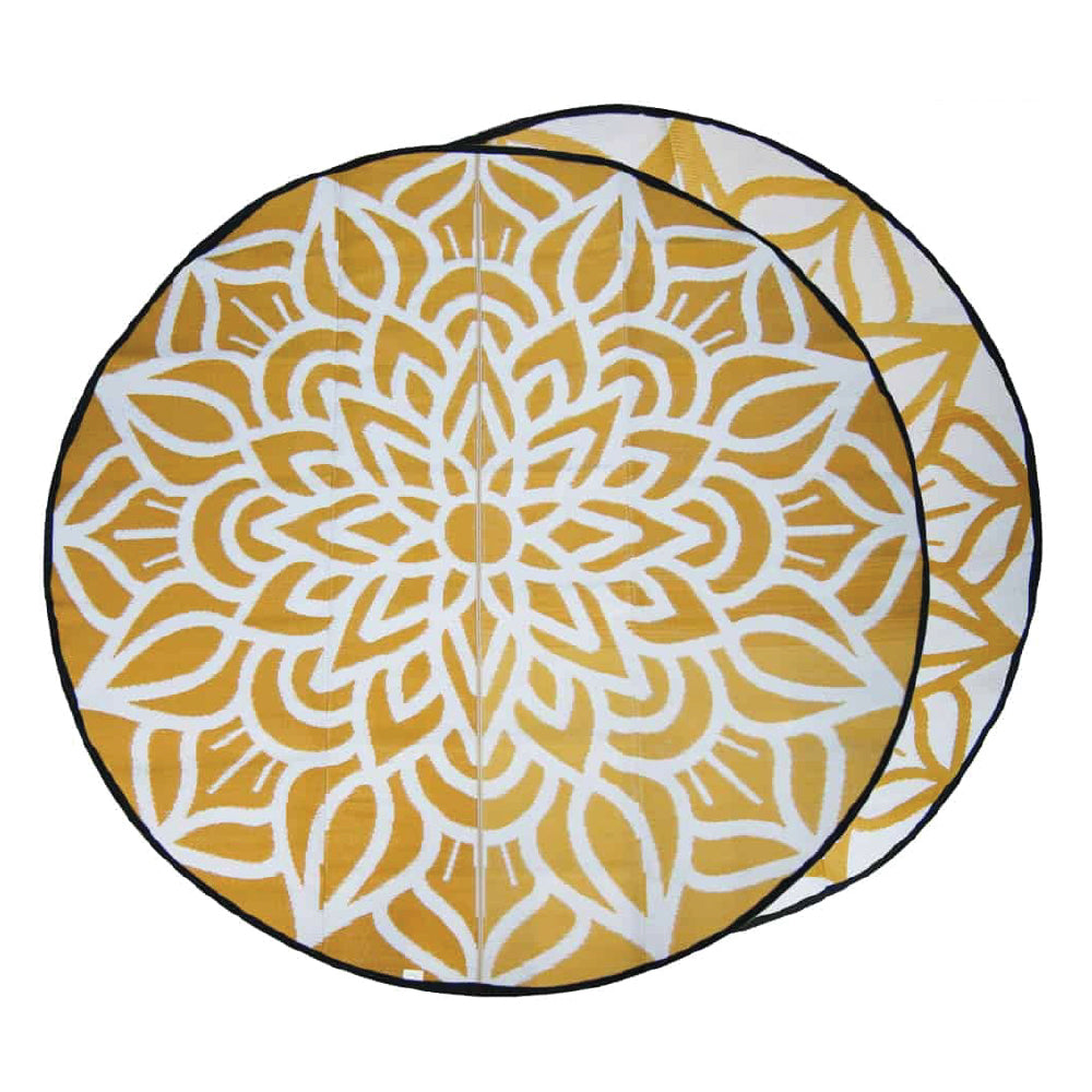 Ancestral Connectedness Mat 2.4m - Orange/White