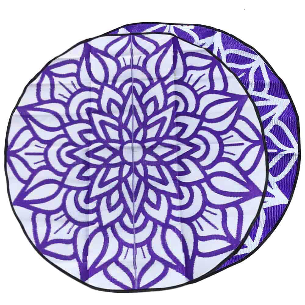Ancestral Connectedness Mat 2.4m - Purple/White