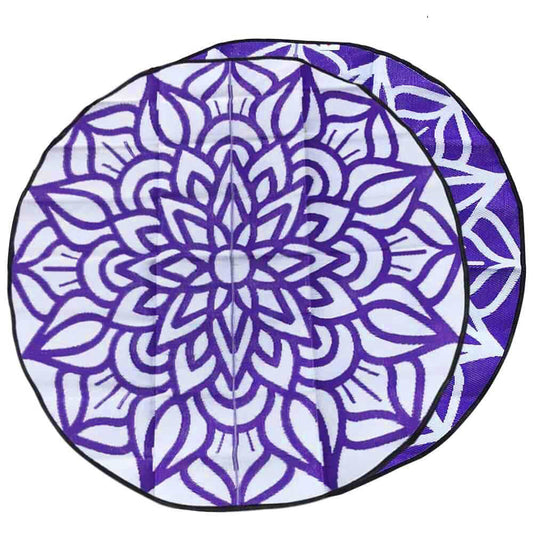 Ancestral Connectedness Mat 2.4m - Purple/White