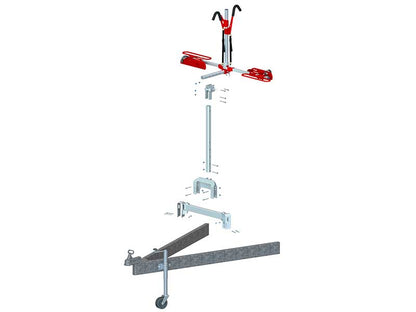 Grip Sport Caravan Bike Rack (1-Bike) {Tilting} [With Universal Cross Member - UCM]