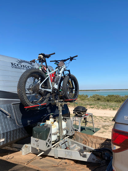 Grip Sport Caravan Bike Rack (4-Bike) {Tilting} [With Universal Cross Member - UCM]