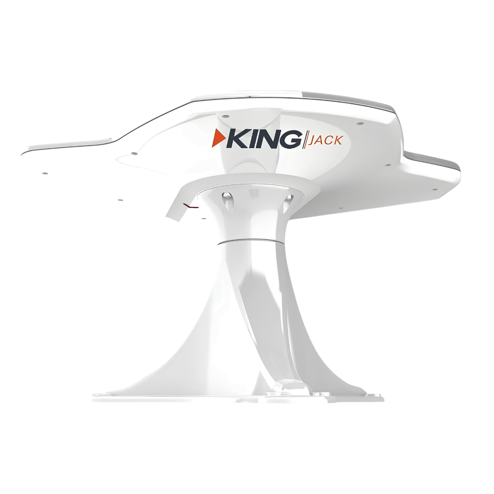 KING Jack Roof Mounted Antenna- White