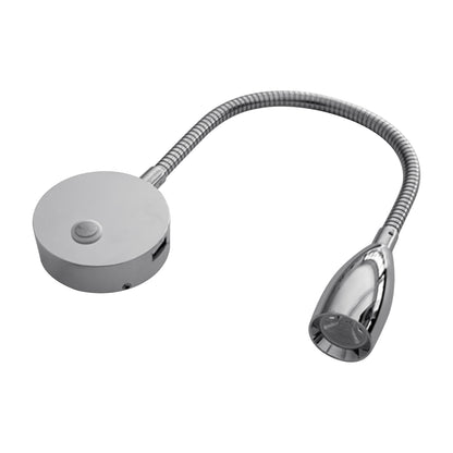 Gooseneck Reading Light with USB Charging Port {Black or Silver}