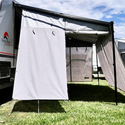 Premium Privacy Screen End Wall - Centre Zip