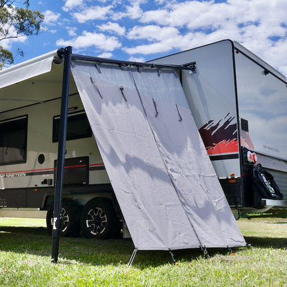 Premium Privacy Screen End Wall - Centre Zip