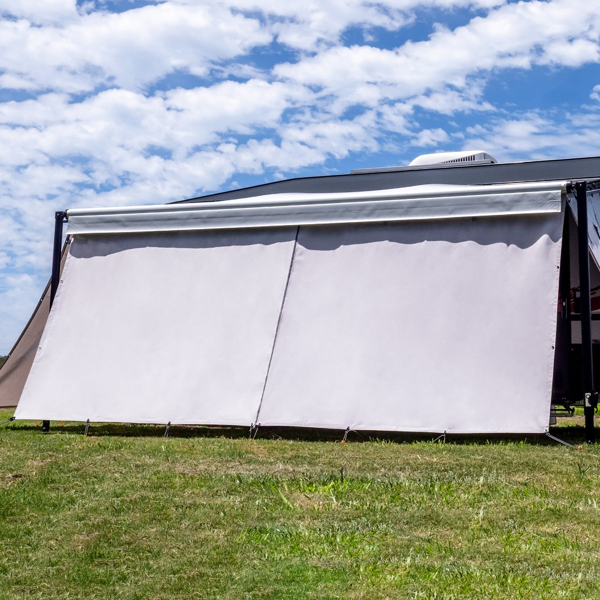 Premium Privacy Screen Long Side Wall - Centre Zip