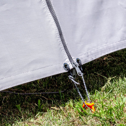 Premium Privacy Screen Long Side Wall - Centre Zip
