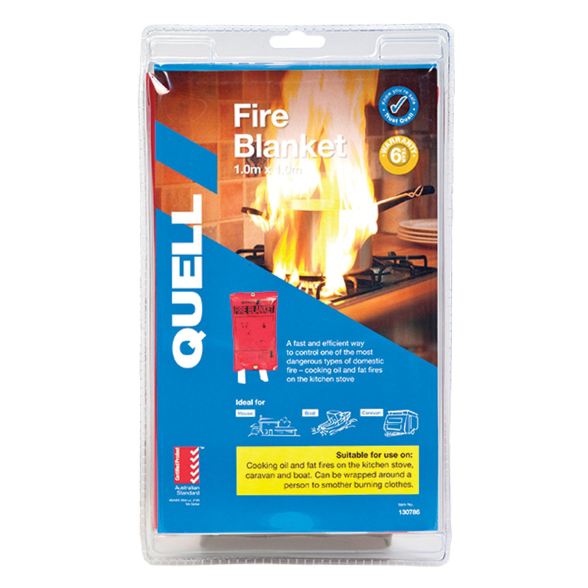 Quell Fire Blanket 1m x 1m