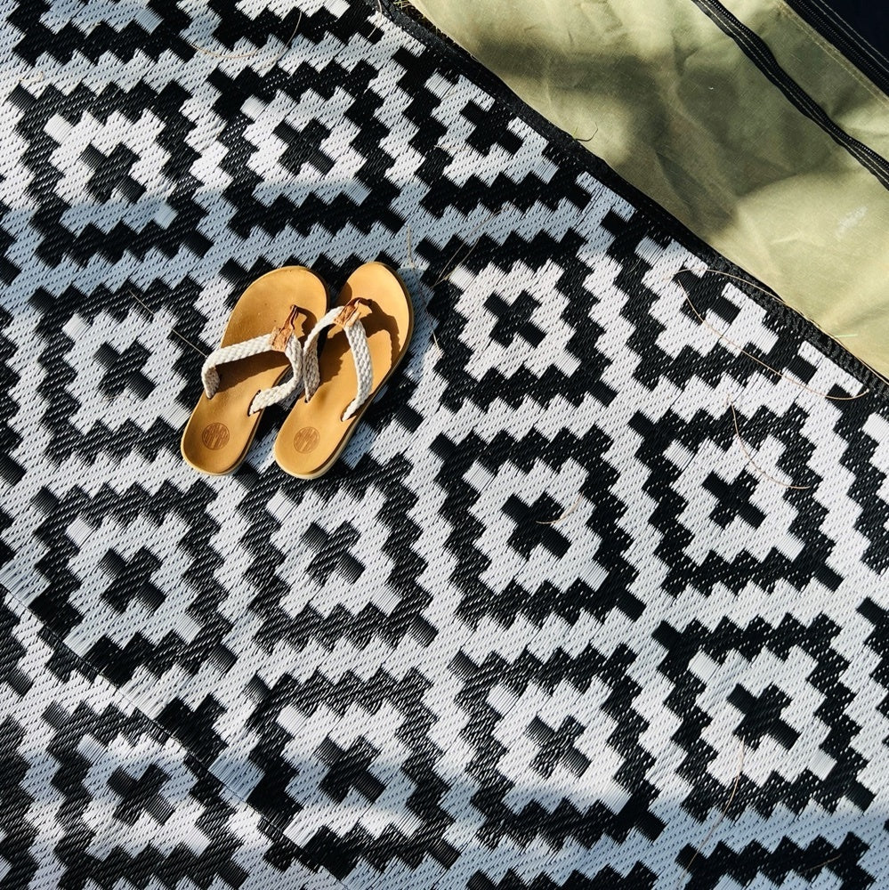 Diamond Mat - Black/Grey