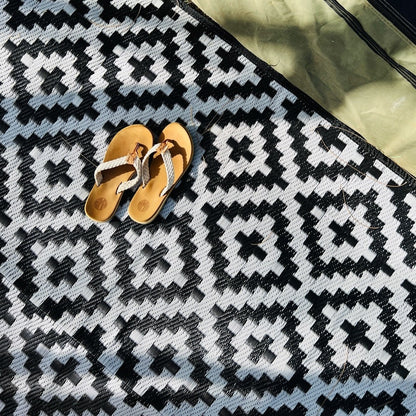 Diamond Mat - Black/Grey