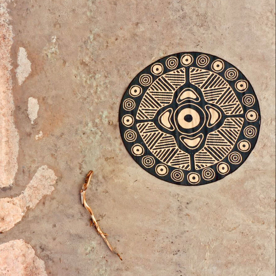 Connecting To Culture Mat 3m - Black/Sand