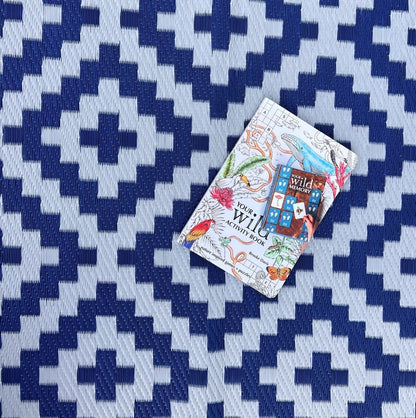 Diamond Mat - Navy/Grey