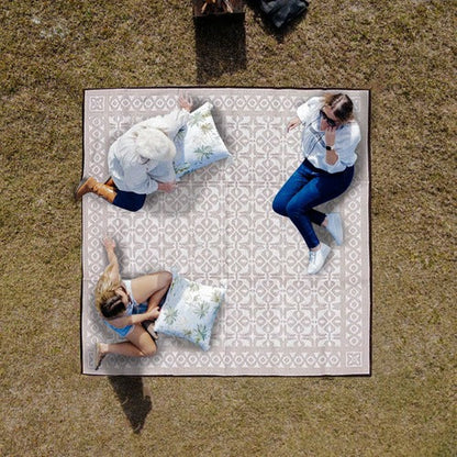 Seedling Mat - Fawn/White