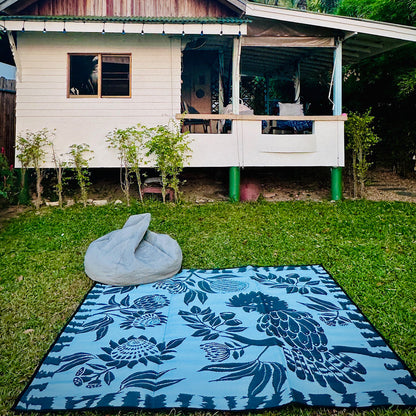 Cockatoo Haven Mat 2.4m x 2.4m - Forest Green