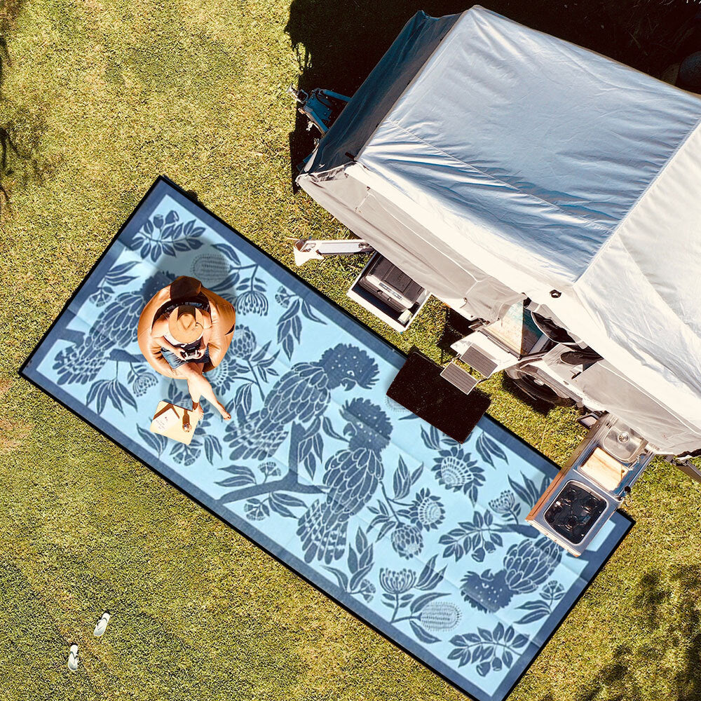 Cockatoo Haven Mat 6m x 2.4m - Blue
