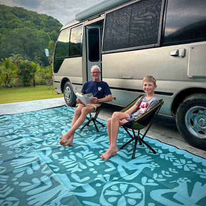 Peacock Promenade Mat 5m x 2.4m - Teal