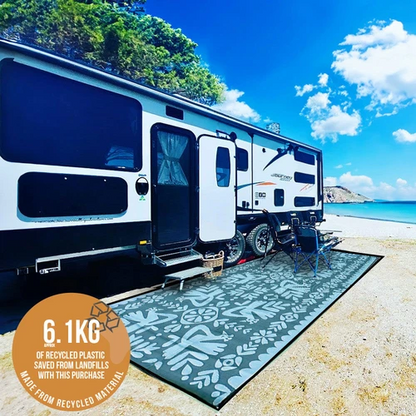 Peacock Promenade Mat 5m x 2.4m - Teal