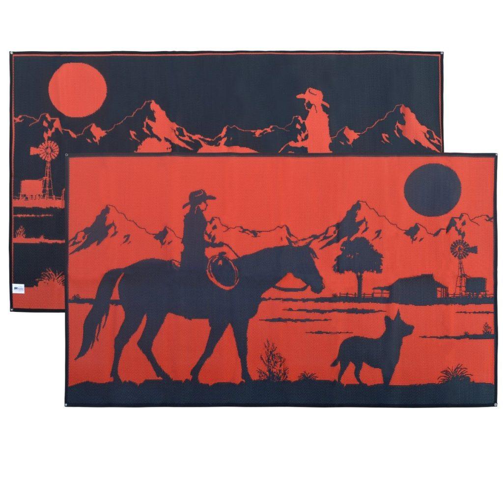 Outdoor Mat - Riding Home