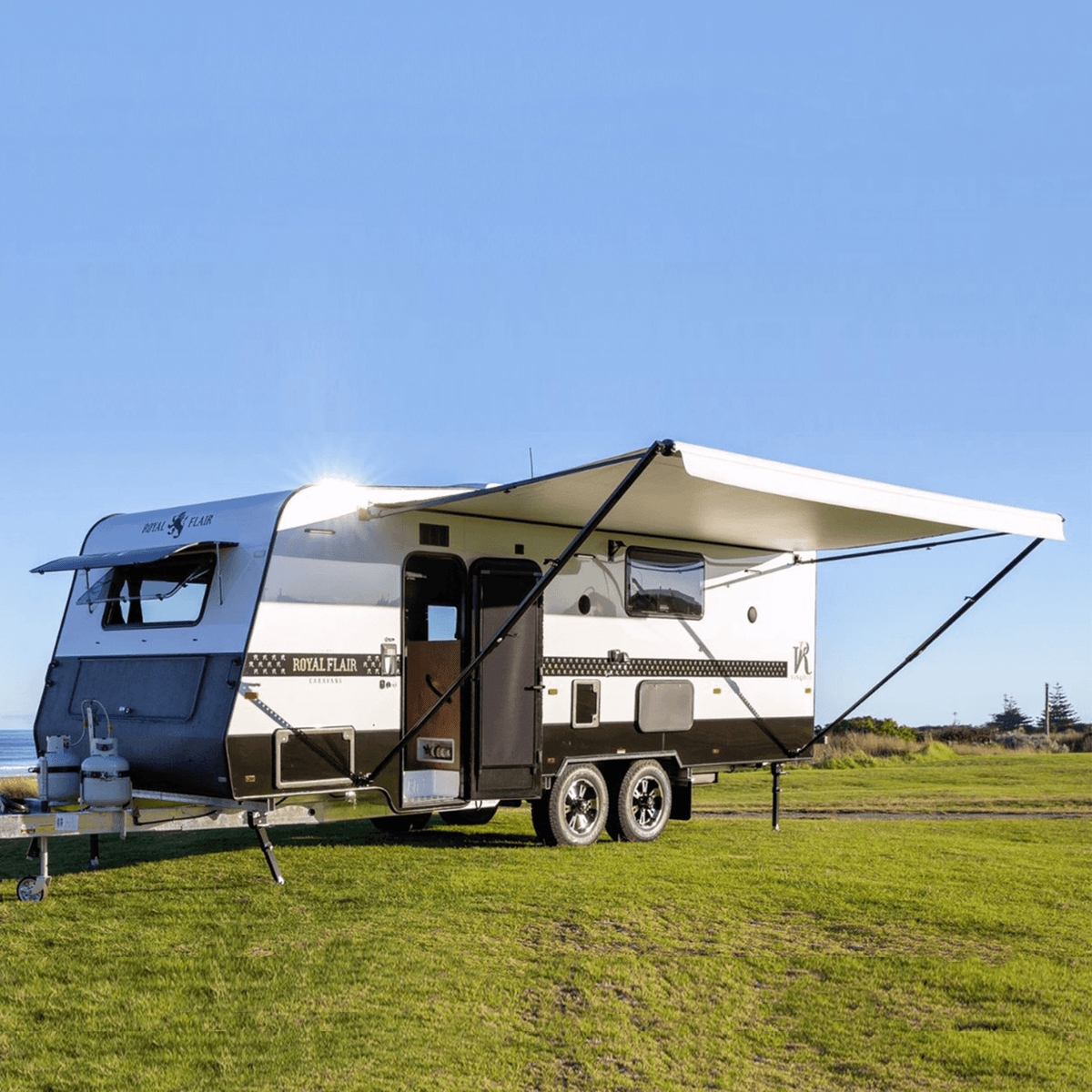 Sunburst Classic Awning - Charcoal