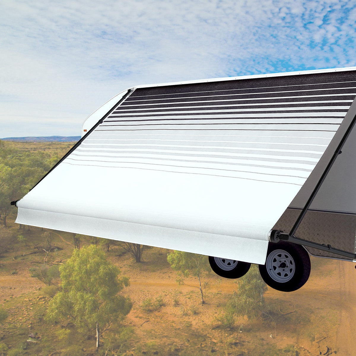Sunburst Classic Awning - Charcoal