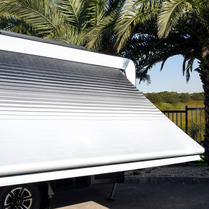 Sunburst Eclipse Awning - Burgundy