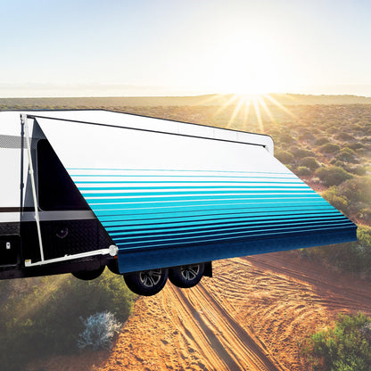 Sunburst Eclipse Awning - Blue