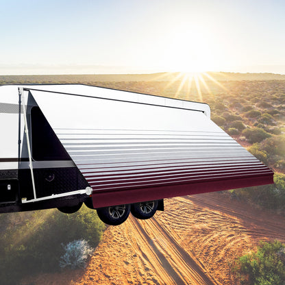 Sunburst Eclipse Awning - Burgundy