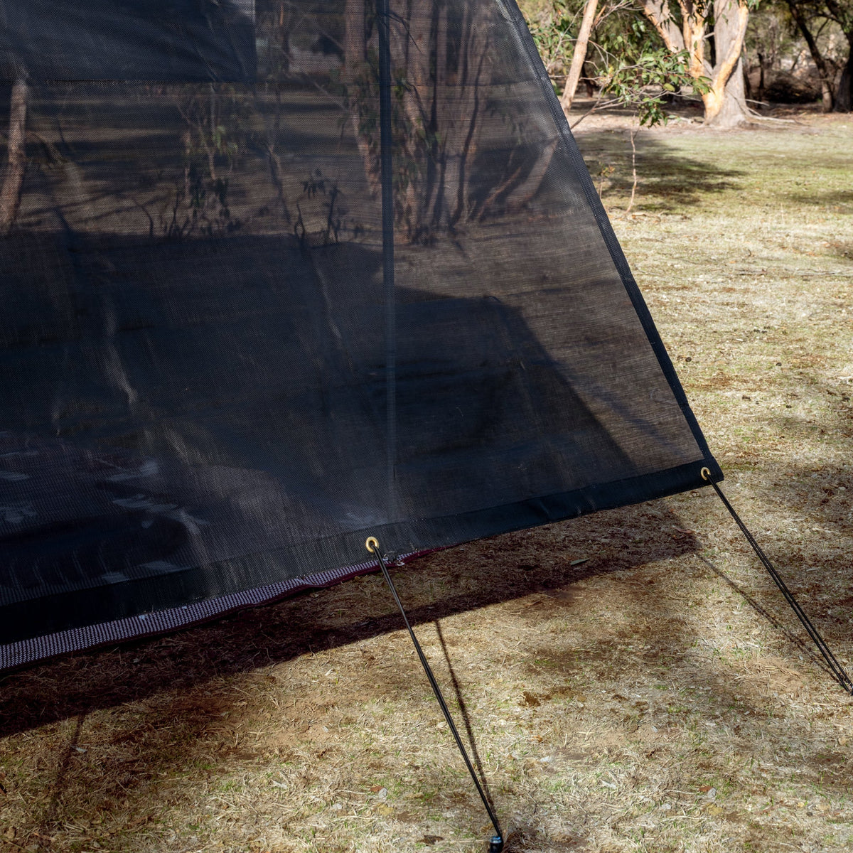 Sunblocker Privacy Screen Long Side Wall - Black