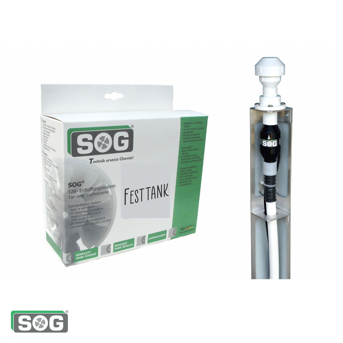 SOG Toilet Ventilation System - Roof Vent