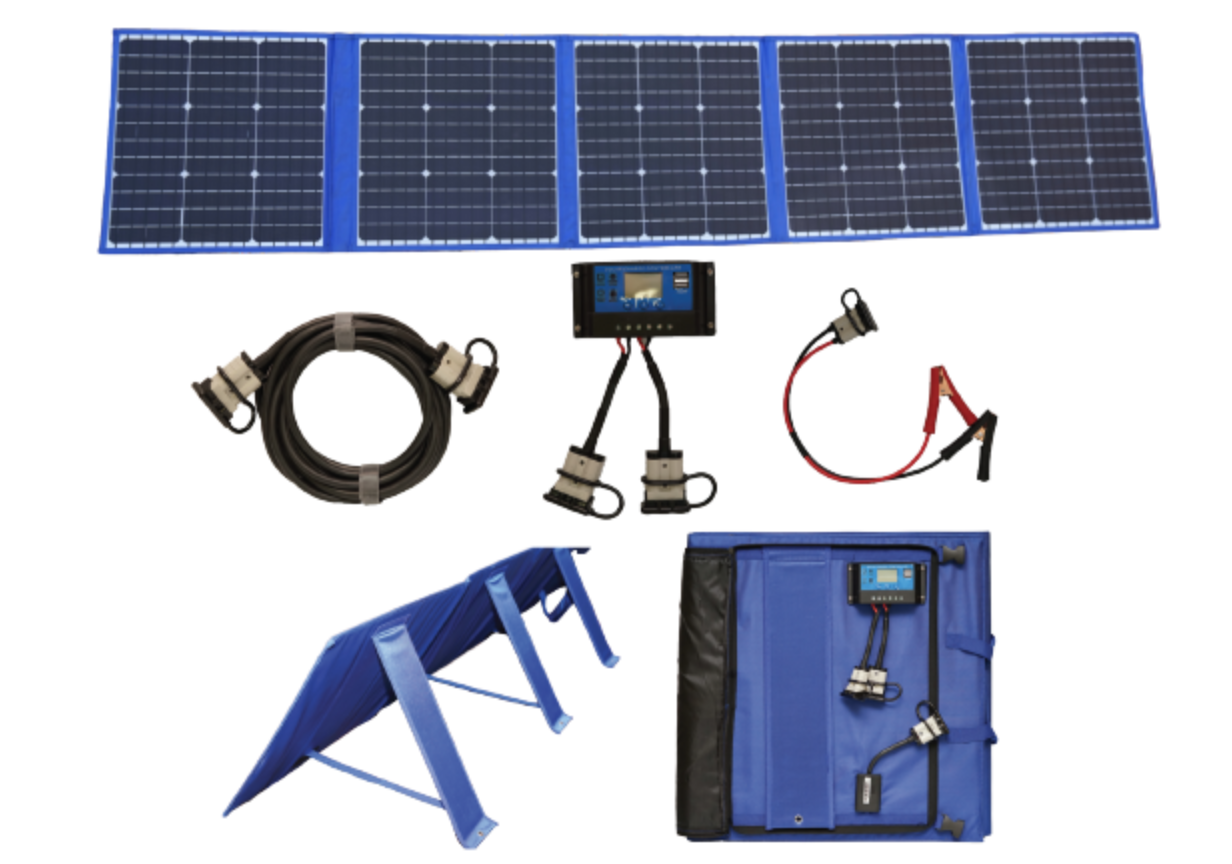 Heavy Duty Portable Solar Blanket Mat with Armour Cell & Built in Legs