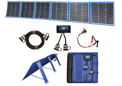 Heavy Duty Portable Solar Blanket Mat with Armour Cell & Built in Legs