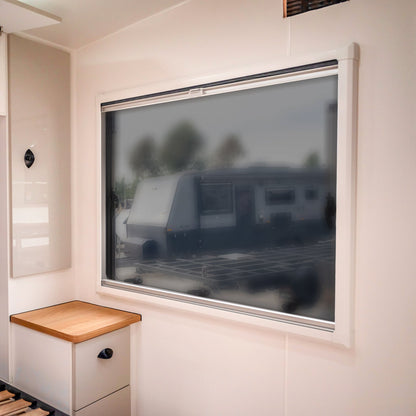 AT Square Window & Pleated Blind
