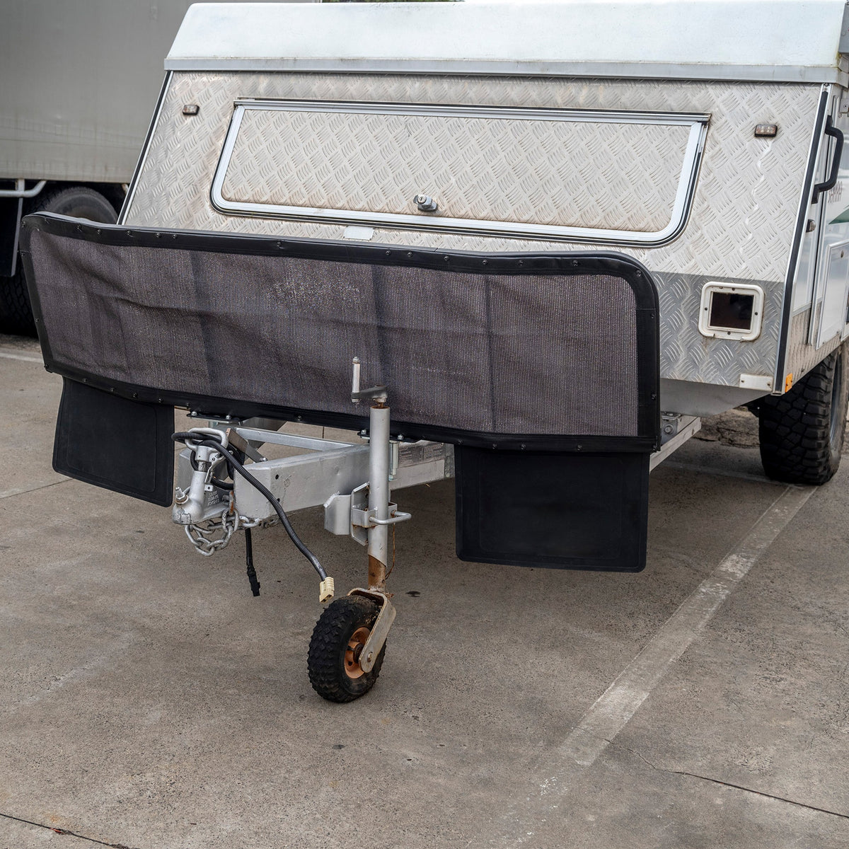 Camper Trailer Stone Guard