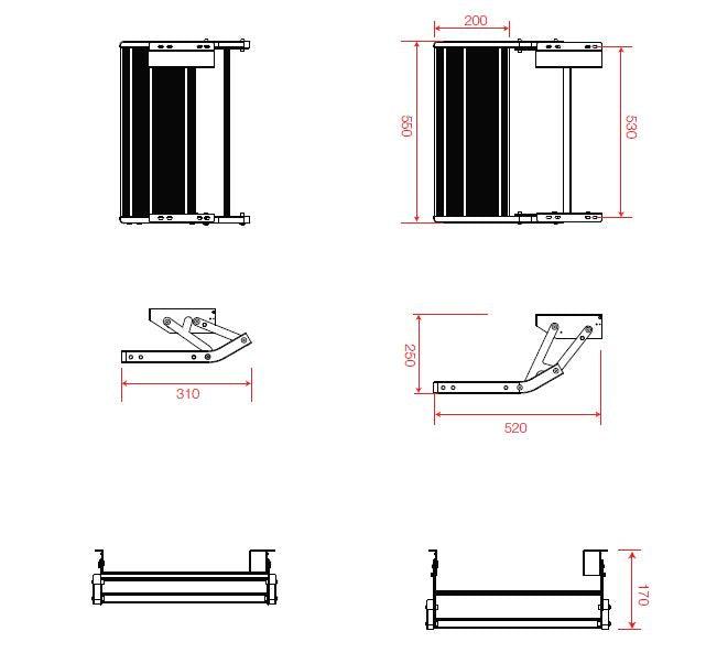 12V Single Drop Down Step