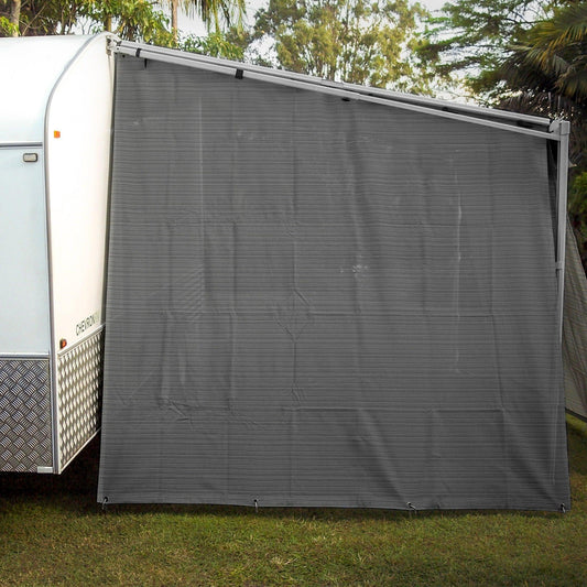 Sunblocker Privacy Screen End Wall - Grey