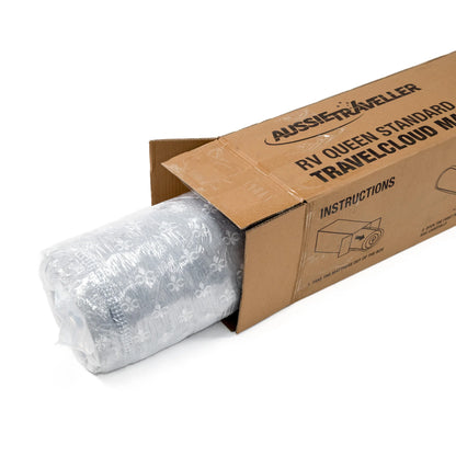 TravelCloud RV Queen Mattress - Standard, No Bolster