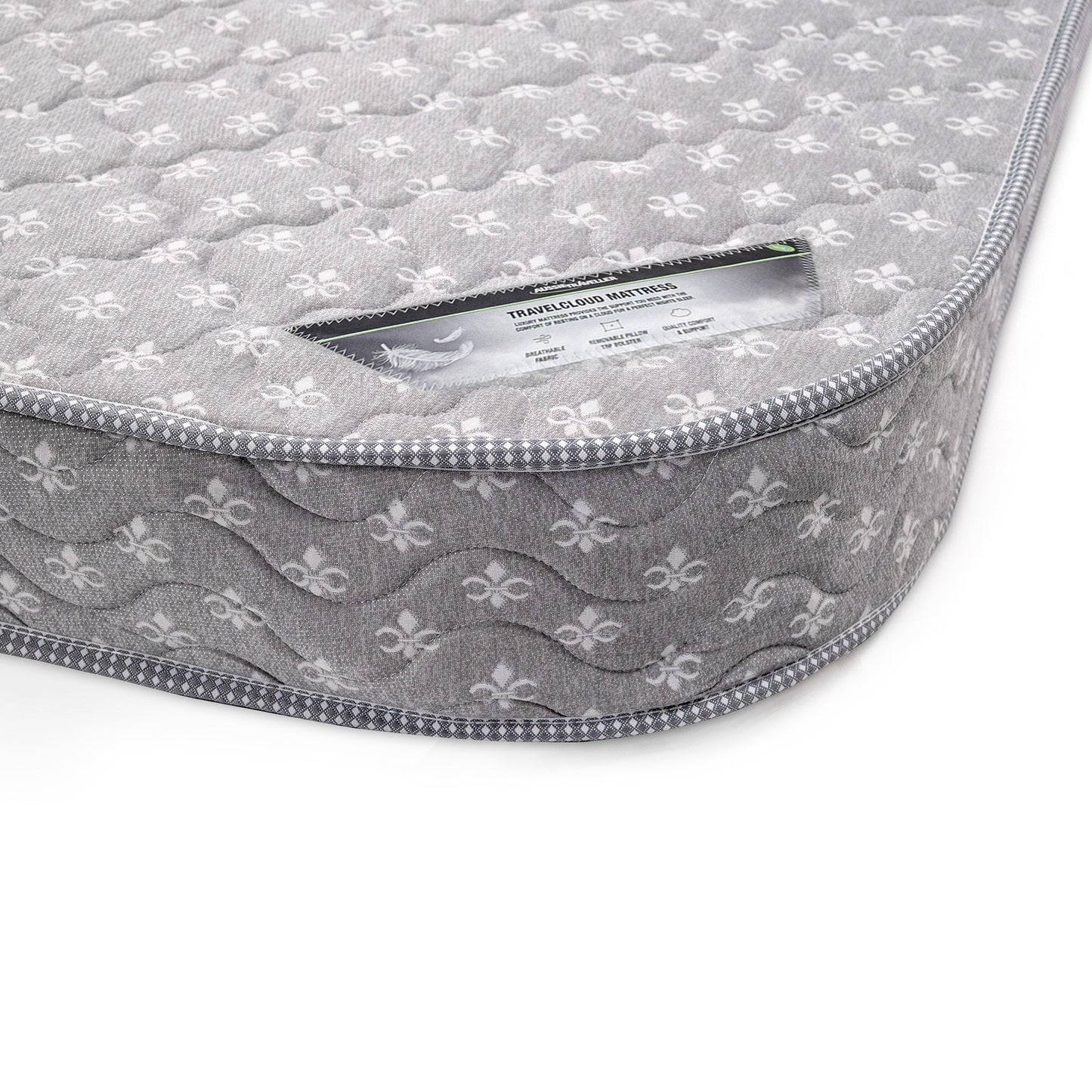 TravelCloud RV Queen Mattress - Standard, No Bolster