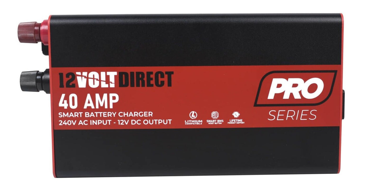 12 Volt Direct IP22 Pro Series Smart Battery Chargers Lithium Compatible